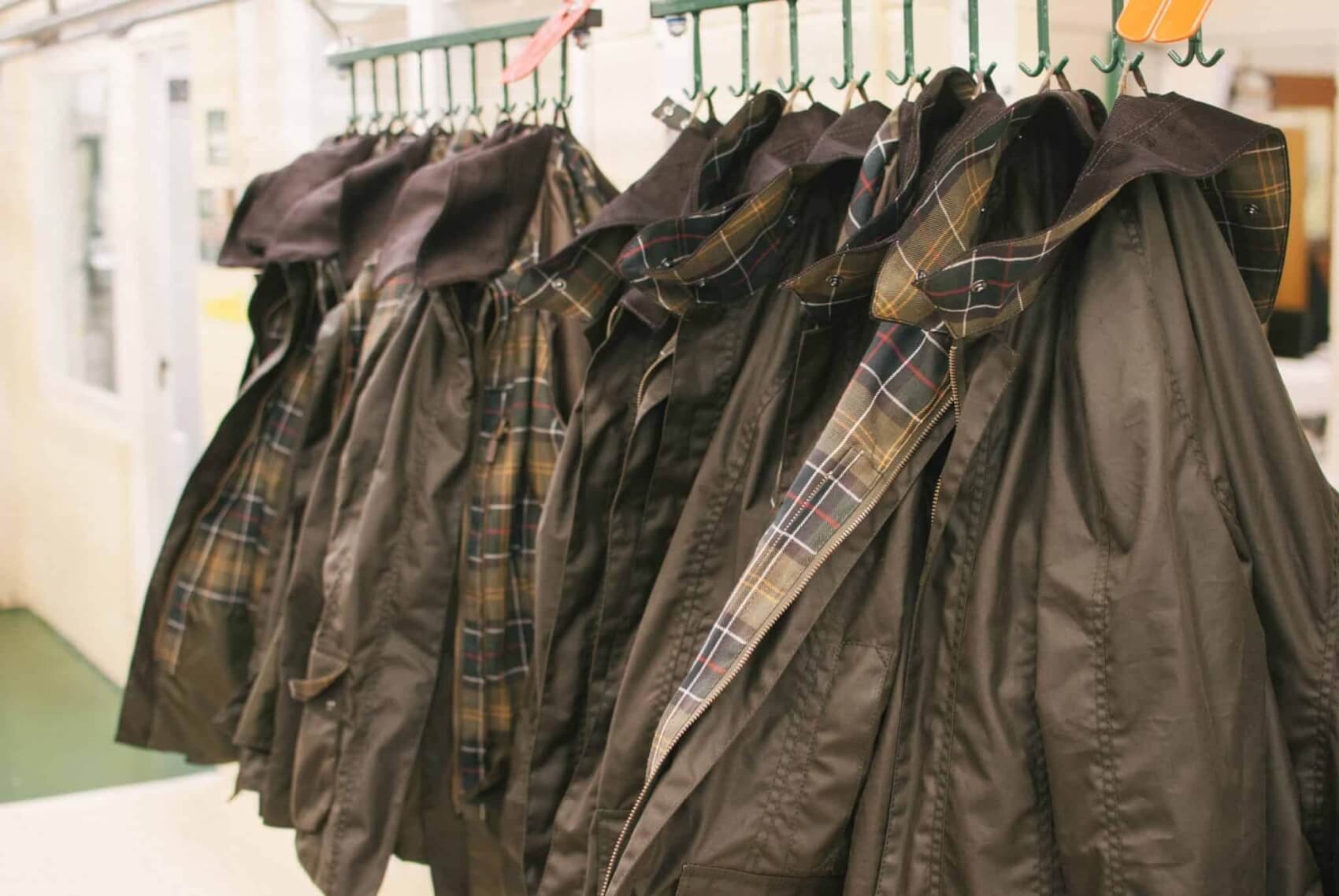 can you wash barbour coats